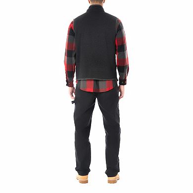 Men's Smith's Workwear Full-Zip Sweater Fleece Vest