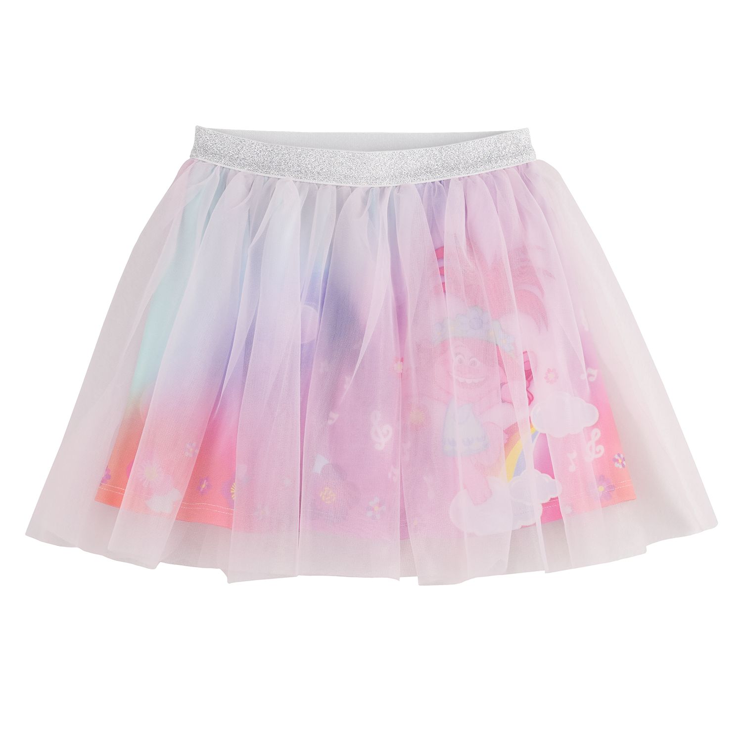 girls rainbow tulle skirt