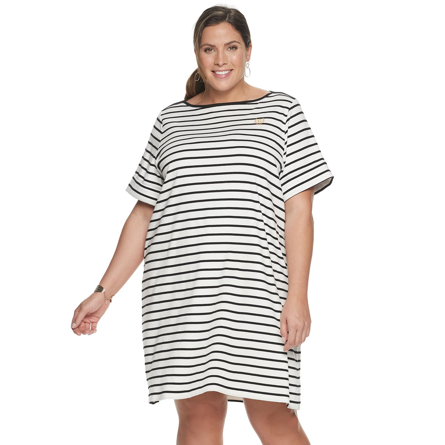 plus size t shirt dress long