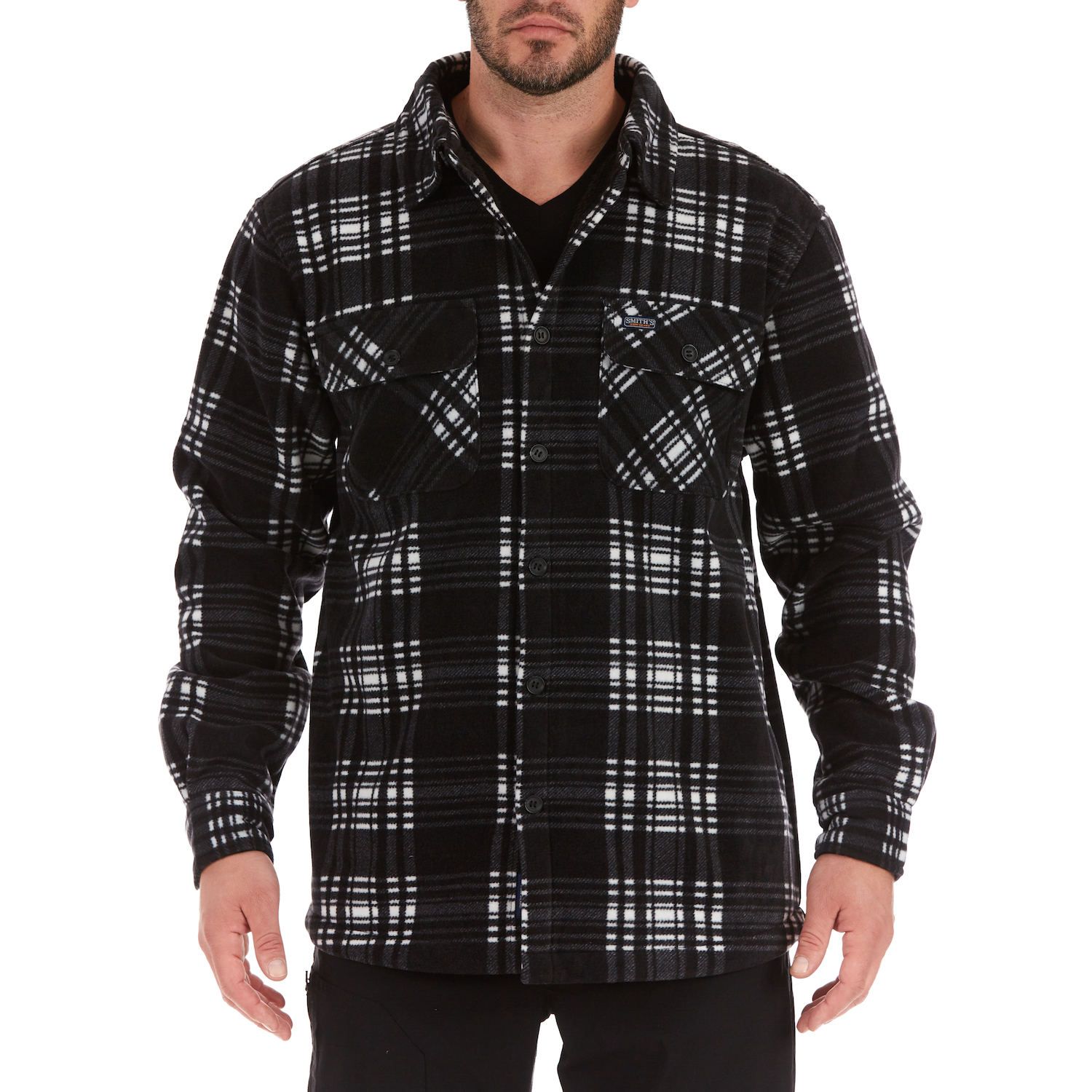 mens lined plaid jacket