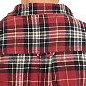 Men's Smith's Workwear Plaid Sherpa-Lined Cotton Flannel Shirt Jacket