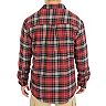 Men's Smith's Workwear Plaid Sherpa-Lined Cotton Flannel Shirt Jacket