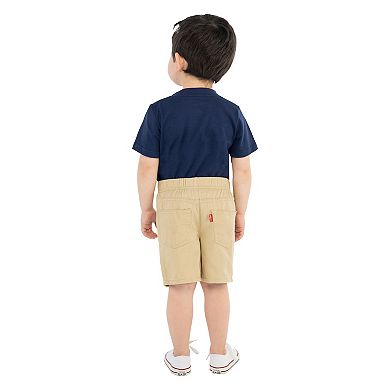 Toddler Boy Levi's® 2-Piece Batwing Tee & Pull-On Shorts Set