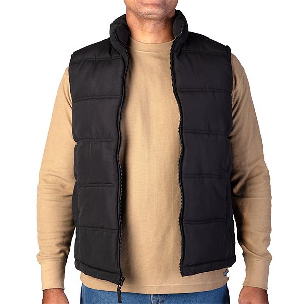 Men's Smith's Workwear Double Insulated Puffer Vest - Black (XXL)