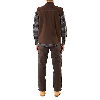 Men's Smith's Workwear Sherpa-Lined Duck Canvas Work Vest