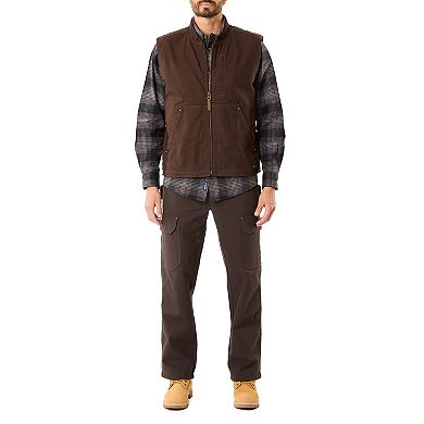 Men's Smith's Workwear Sherpa-Lined Duck Canvas Work Vest