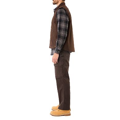 Men's Smith's Workwear Sherpa-Lined Duck Canvas Work Vest