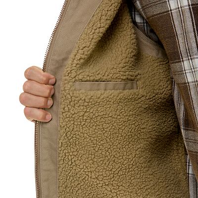 Men's Smith's Workwear Sherpa-Lined Duck Canvas Work Vest