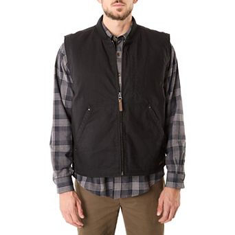 Men's Smith's Workwear Sherpa-Lined Duck Canvas Work Vest