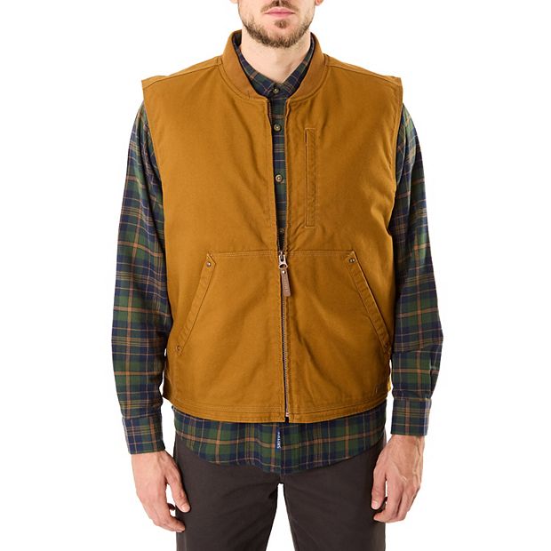 Men's Smith's Workwear Sherpa-Lined Duck Canvas Work Vest