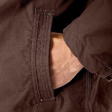 Smith's Workwear Sherpa-Lined Duck Canvas Hooded Work Jacket