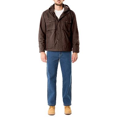 Smith's Workwear Sherpa-Lined Duck Canvas Hooded Work Jacket