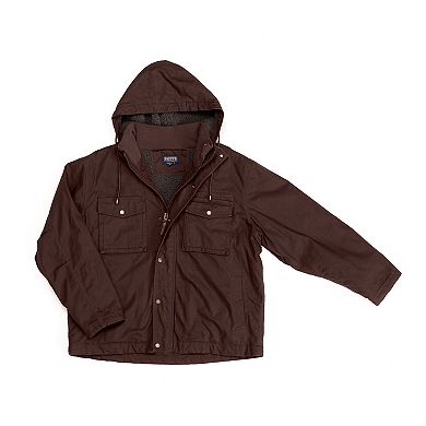 Smith's Workwear Sherpa-Lined Duck Canvas Hooded Work Jacket