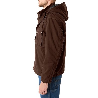 Smith's Workwear Sherpa-Lined Duck Canvas Hooded Work Jacket