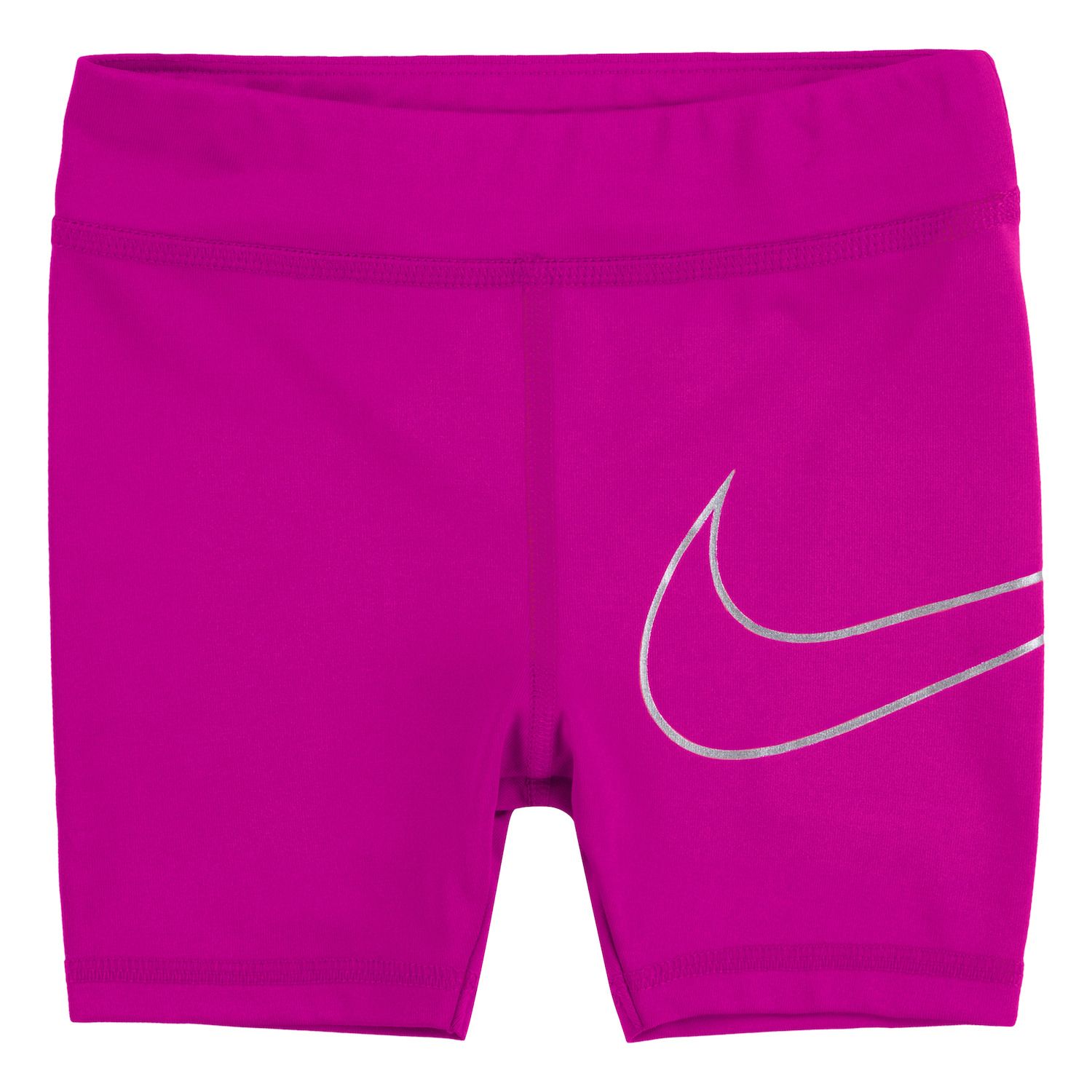 nike pink biker shorts