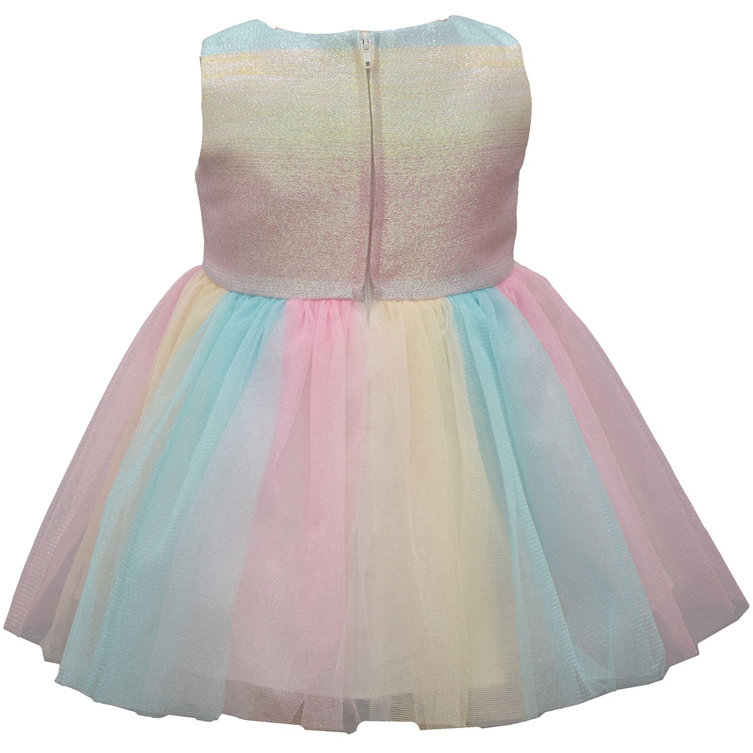 bonnie jean metallic ombre dress