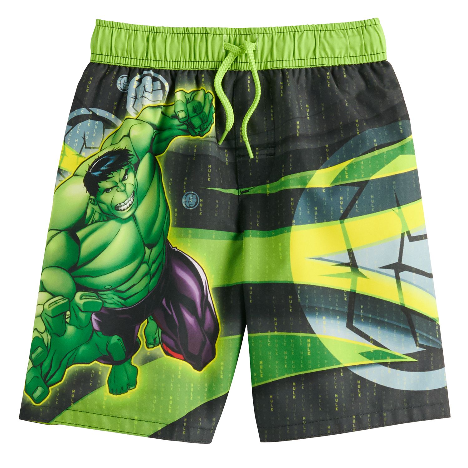 incredible hulk swim trunks