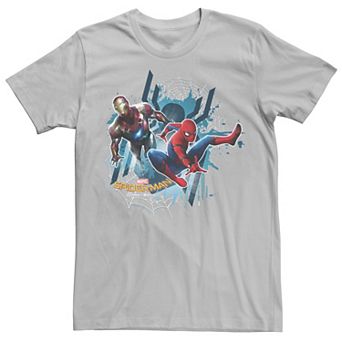 Men's Marvel Spider-Man Homecoming Iron Man Here To Help Graphic Tee