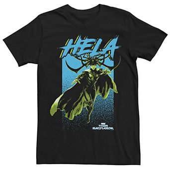 Men's Marvel Thor Ragnarok Hela Retro Color Pop Graphic Tee
