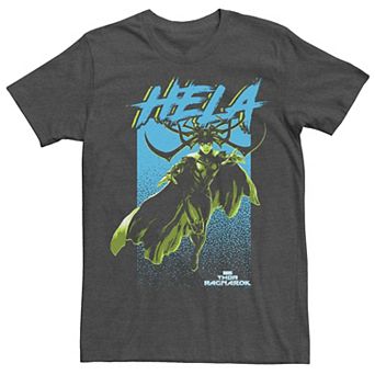 Men's Marvel Thor Ragnarok Hela Retro Color Pop Graphic Tee