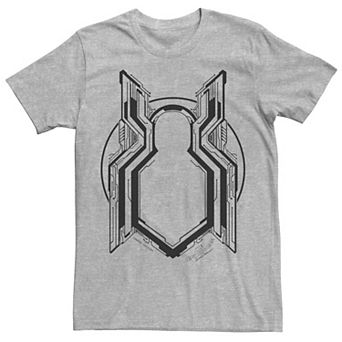 Men's Marvel Spider-Man Homecoming Digital Logo Badge Graphic Tee