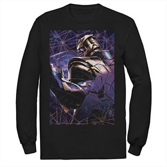 Men's Marvel Avengers Endgame Thanos Breaks Long Sleeve Graphic Tee