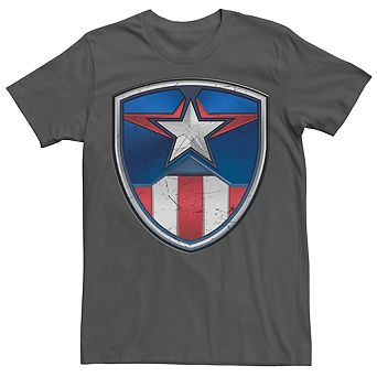Men's Marvel Captain America Armor Suit Graphic Tee
