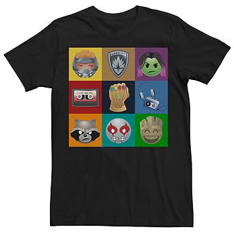Men's Marvel Guardians Of The Galaxy Emoji Graphic Tee
