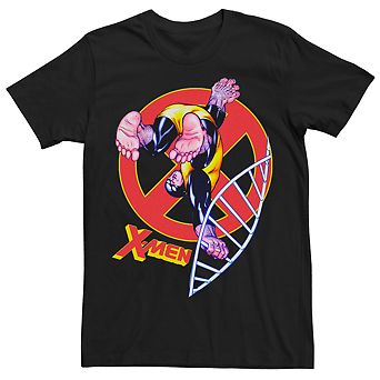 Men's Marvel X-Men The Beast Classic Mutant DNA Graphic Tee