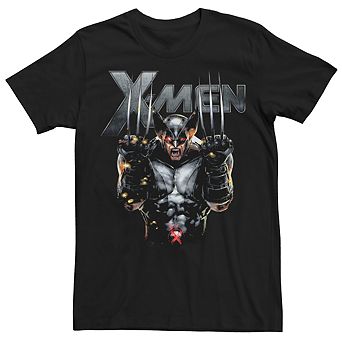 Men's Marvel X-Men Wolverine Full Metal Razor Edge Graphic Tee