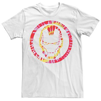 Men's Marvel Iron Man Tye Die Symbol Graphic Tee