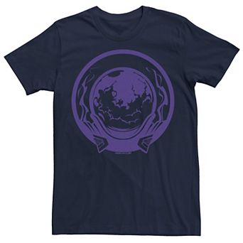 Men's Marvel Spider-Man Far From Home Mysterio Smokey Purple Logo Graphic Tee