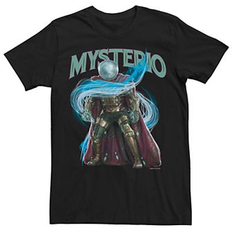 Men's Marvel Spider-Man Far From Home Mysterio Stance Graphic Tee