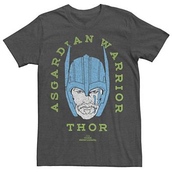 Men's Marvel Thor Ragnarok Asgardian Warrior Vintage Neon Graphic Tee