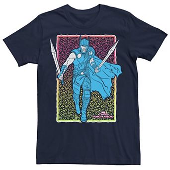 Men's Marvel Thor Ragnarok Thor Neon Portrait Graphic Tee