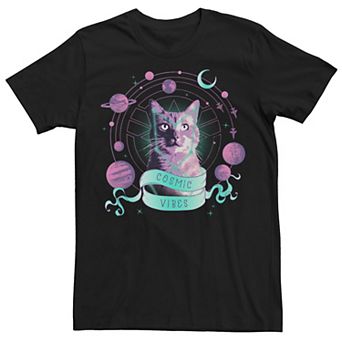 Men's Marvel Captain Marvel Cosmic Vibes Goose Portrait Graphic Tee