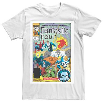 Men's Marvel Fantastic Four Collaboration Comic Cover Graphic Tee
