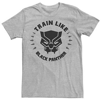 Men's Marvel Train Like Black Panther Emblem Graphic Tee