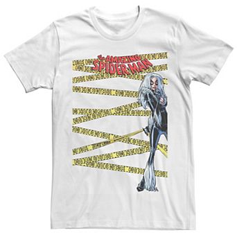 Men's Marvel Felicia Hardy Black Cat Comic Cover Graphic Tee