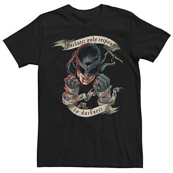 Men's Marvel Daredevil Darkness Responds Graphic Tee