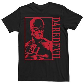 Men's Marvel Daredevil Dark Tonal Poster Graphic Tee