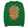 Men's Marvel Avengers Gingerbread Cookie Cluster Graphic Fleece Pullover