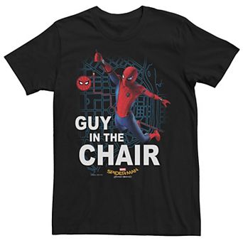 Men's Marvel Spider-Man: Homecoming Guy In The Chair Map Graphic Tee