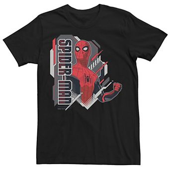 Men's Marvel Spider-Man Far From Home Comic Poster Graphic Tee