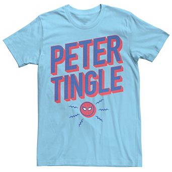 Men's Marvel Spider-Man Far From Home Peter Tingle Bold Text Graphic Tee