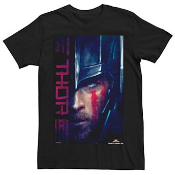 Men's Marvel Thor Ragnarok Might God of Thunder Profile Graphic Tee