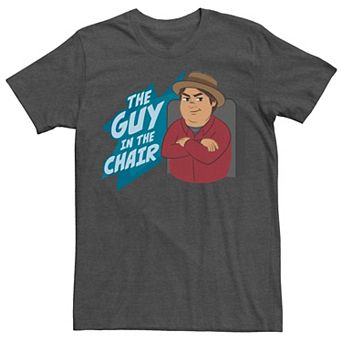 Men's Marvel Spider-Man Far From Home Guy In The Chair Portrait Graphic Tee