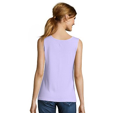 Women's Hanes® Mini-Ribbed Tank Top