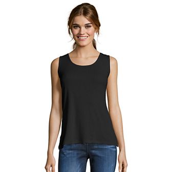 Women's Hanes® Mini-Ribbed Tank Top