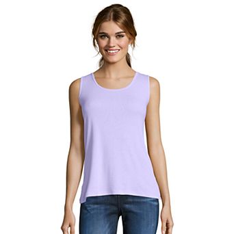 Women's Hanes® Mini-Ribbed Tank Top
